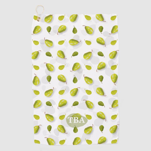 Pear Golf Towels (Front)