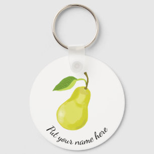 Pear Key Ring
