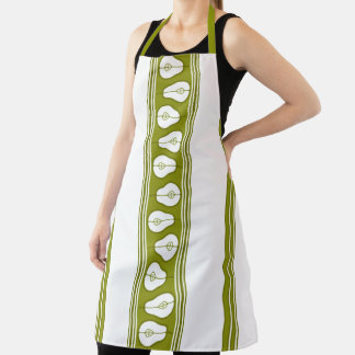 Pear Luxury Jacquard Stripes Apron