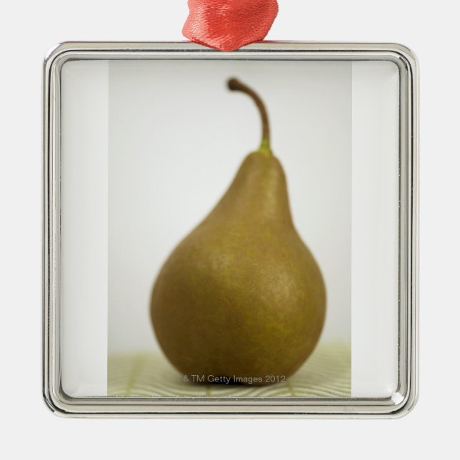 Pear Metal Tree Decoration (Front)