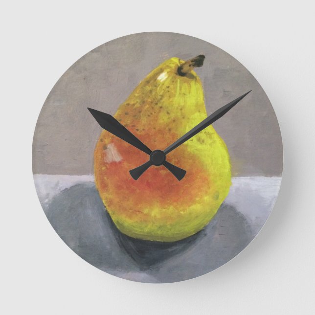 Pear Painting Clock (Front)