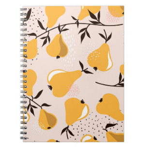 Pear Paradise: Colourful Overlaps Notebook