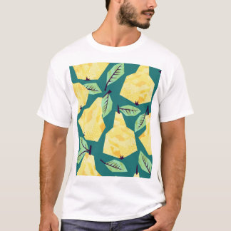 Pear Patterns: Watercolor Seamless Elegance T-Shirt