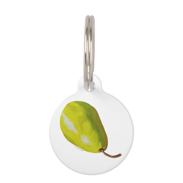 Pear Pet ID Tags (Front)