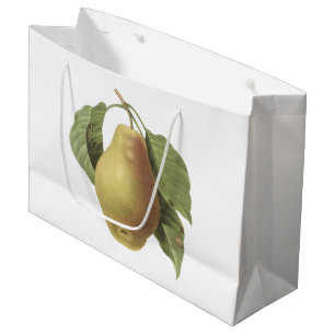 pear(Pyrus sp.) by Redouté Large Gift Bag