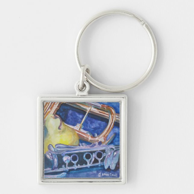 Pear Roadie Key Ring (Front)