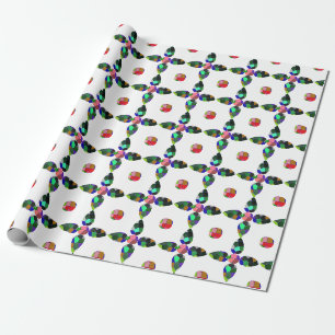 Pear shape Colour Art Wrapping Paper