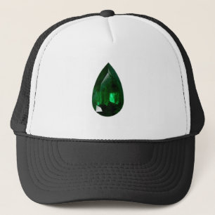 Pear shape Emerald Trucker Hat