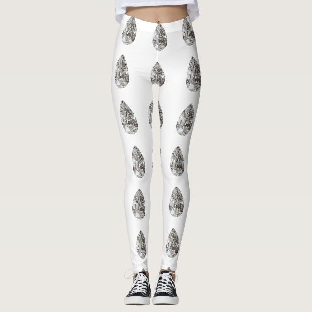Pear Shaped Diamond Leggings (Front)