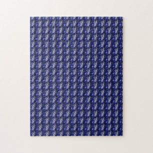 Pear shaped Sapphire Blue Jigsaw Puzzle