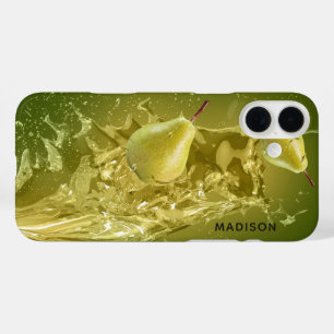 Pear Splash custom name phone cases