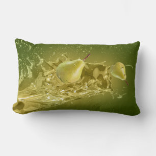 Pear Splash throw pillows