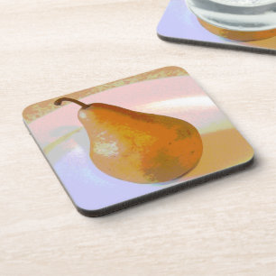 Pear Still Life 2 Coaster