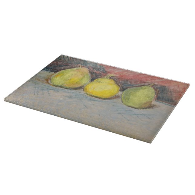 Pear Still life Cutting Board (Corner)