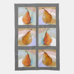 Pear Still Life Group  Tea Towel