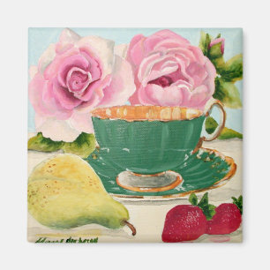 Pear & Tea Magnet