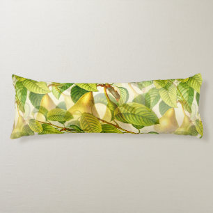 Pear Tree Branches & Pears Pattern Body Cushion