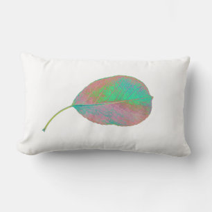 Pear Tree Green Leaf Texture Cushion Throw Pillow