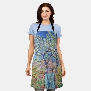 Pear Tree in Flower - Claude Monet Apron