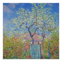 Pear Tree in Flower - Claude Monet
