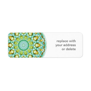 Pear Tree kaleidoscope Return Address Label