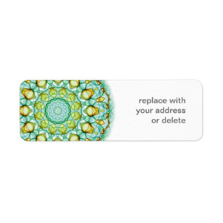 Pear Tree kaleidoscope Return Address Label