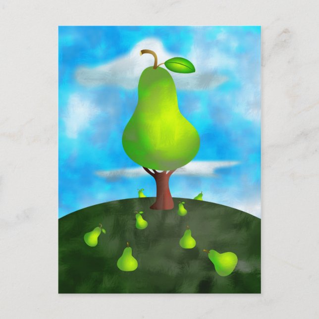 Pear Tree Postcard (Front)