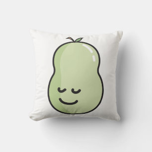 Pear with a smile cushion