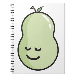 Pear with a smile notebook
