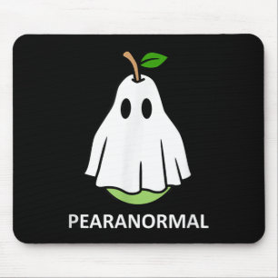 Pearanormal Cute Ghost Pear Halloween Costume Funn Mouse Pad