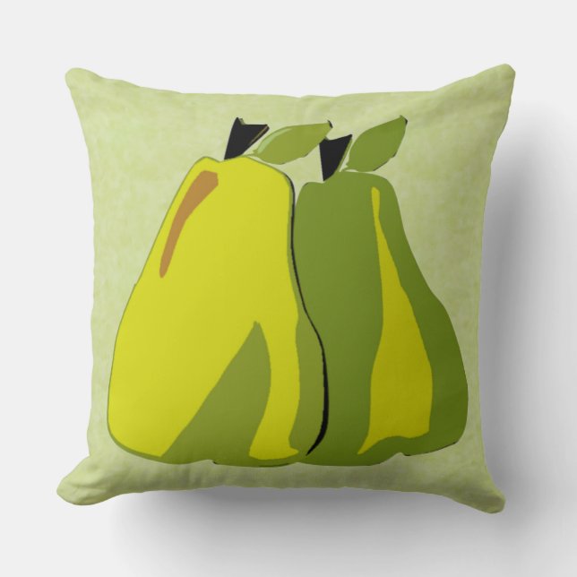 PEARfect  Pear (mint) Pillows (Front)