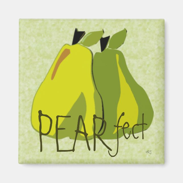 PEARfect Pears Magnet (Front)