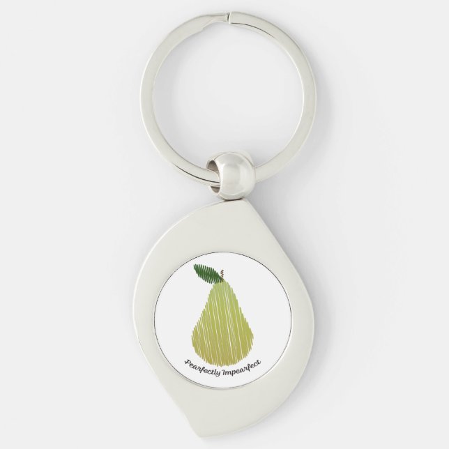 Pearfectly Impearfect Key Ring (Front)
