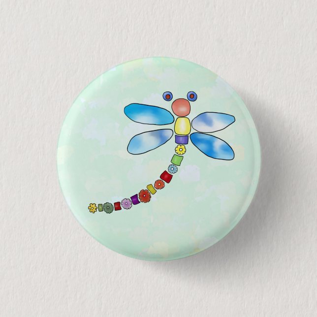 pearl 3 cm round badge (Front)