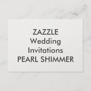 PEARL 5” x 3.5" Wedding Invitations