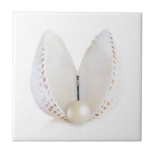 Pearl and seashell tile