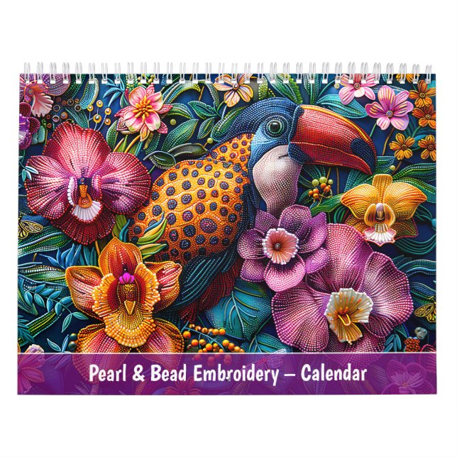 Pearl & Bead Embroidery – Calendar (Cover)