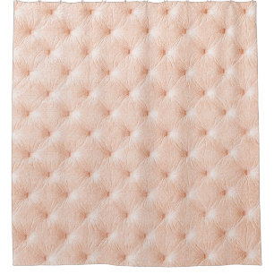 Pearl beige leather texture shower curtain