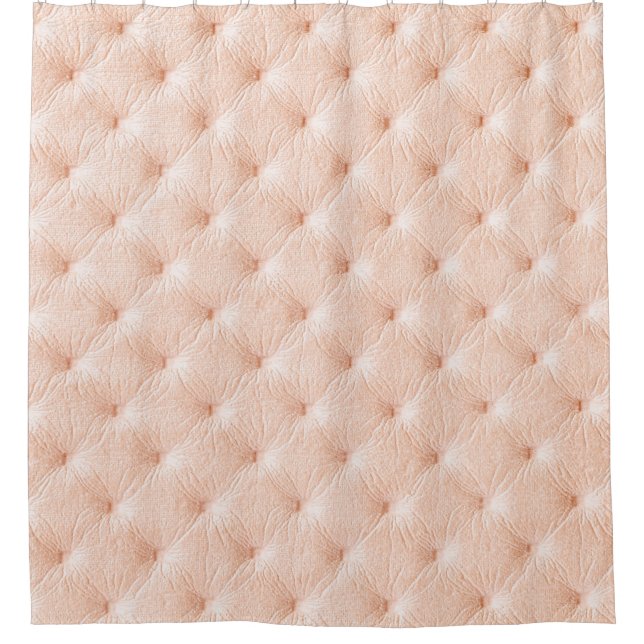 Pearl beige leather texture shower curtain (Front)