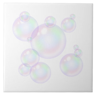 Pearl Bubble Bathroom Wall Art Ceramic Tile