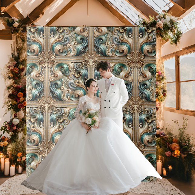 Pearl Coast Elegance Formal Backdrop Tapestry (Creator Uploaded)