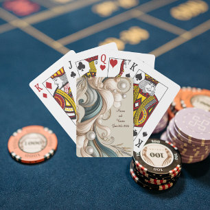 Pearl Coast Elegance Minimalist Playing Cards