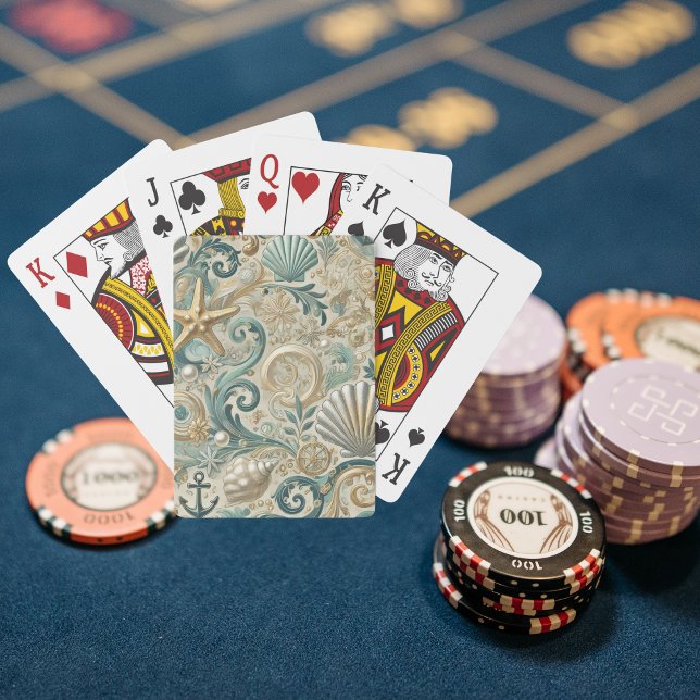 Pearl Coast Elegance Nautical Playing Cards (Creator Uploaded)