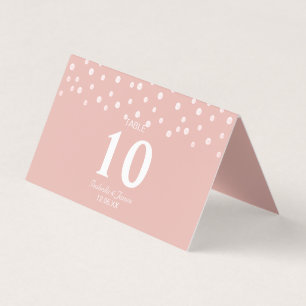 Pearl Confetti on Rose Gold Wedding