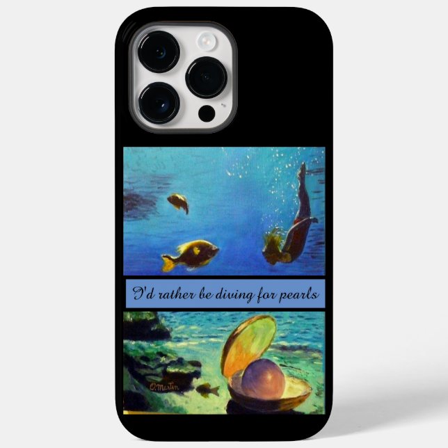 Pearl diving Case-Mate iPhone case (Back)