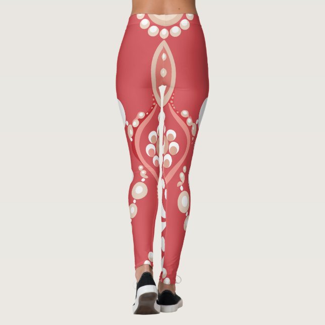 Pearl Embellished Leggings (Back)