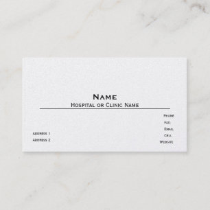 Pearl Finish Business Card Template