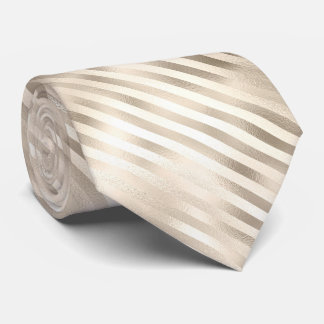 Pearl Foil Stripes Tie