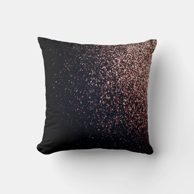 Pearl Glitter Plum Pillow (Front)