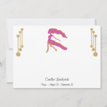 Pearl & Gold Jewels with Virgo Zodiac Sign